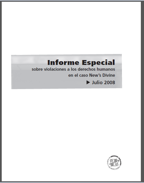 Portada de Informe especial 